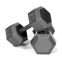 Troy (5-50 lb) Hex Dumbbell Set w/ Rack
