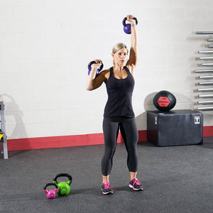 Body-Solid Vinyl Dipped Kettlebells Sold individually and in Sets