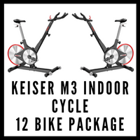 Package of (12) Keiser M3 Indoor Cycles Exercise Bike w/ Computer - Buy & Sell Fitness