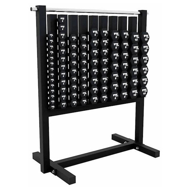 Troy VTX Neoprene Dumbbell Set w/ Rack