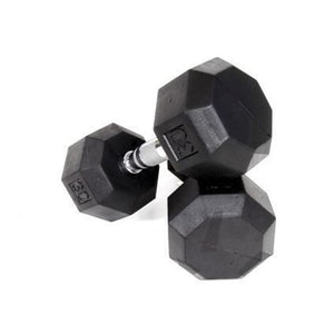 Troy VTX (3-25 lb) Rubber Dumbbells w/ Rack