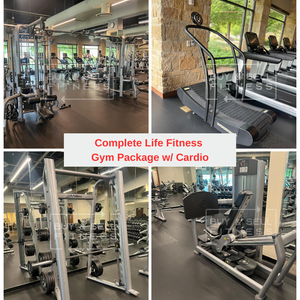 Complete Life Fitness / Hammer Strength Gym Package w/ Cardio