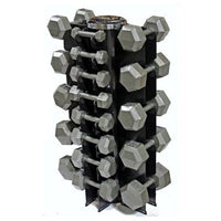 Troy VTX Hex Dumbbells & Rack
