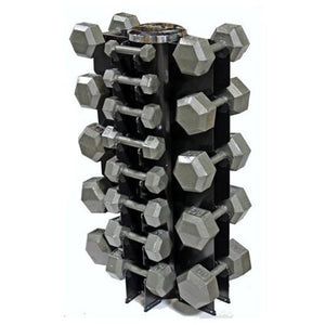 Troy VTX Hex Dumbbells & Rack