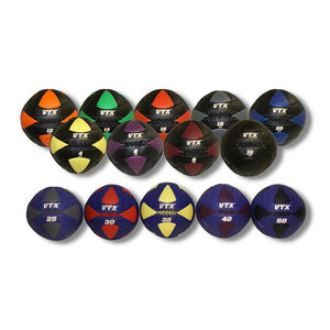 Troy VTX (8-50 lb) Wall Ball Set w/ Rack