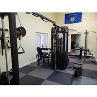 MDF Multi Series Compact 5 Stack Multi Gym Black Frame 104″ Beam with Pull Up Bars - Buy & Sell Fitness