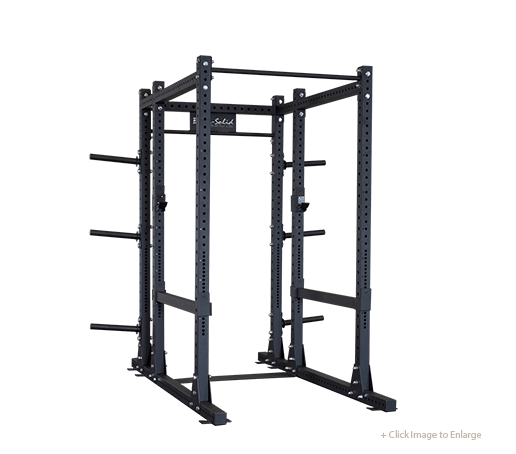 Body Solid Commercial Power Rack w/ Weight Storage - Buy & Sell Fitness