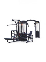 MDF 4 Stack Multi Gym Black Frame with DAP Attachment - Buy & Sell Fitness
