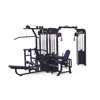 MDF 4 Stack Multi Gym Black Frame with DAP Attachment - Buy & Sell Fitness