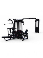 MDF Multi Series Compact 5 Stack Multi Gym Black Frame 104″ Beam with Pull Up Bars - Buy & Sell Fitness
